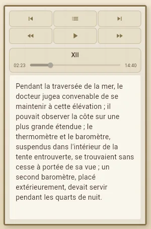 Volet de lecture