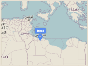 Affichage du lieu géographique - Carte