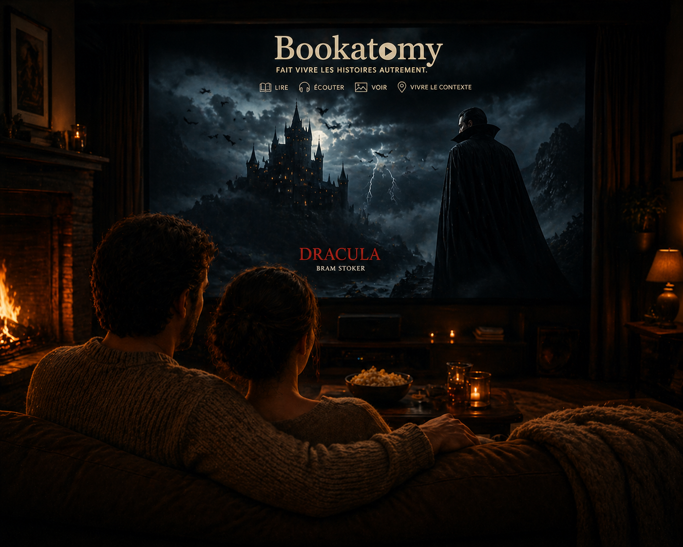 Mode Cinéma Bookatomy — lecture immersive plein écran
