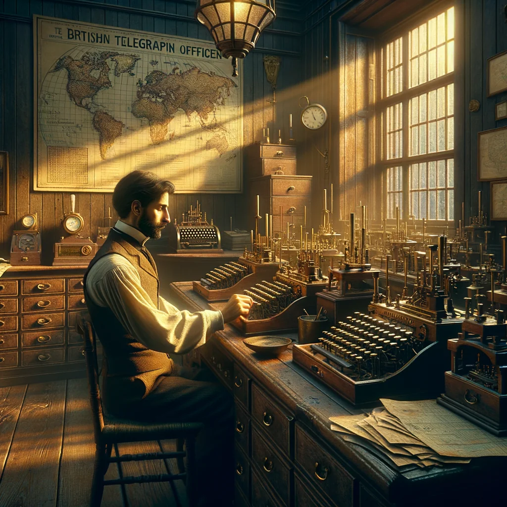 Une représentation imagée des moyens de communication de l'époque