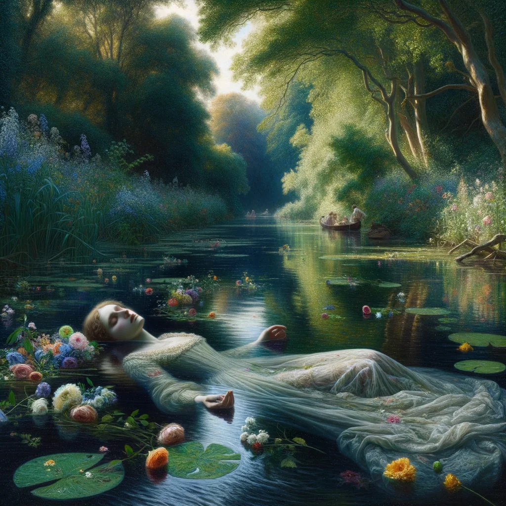 Une image photoréaliste d'une sculpture ou d'une peinture typique de l'époque