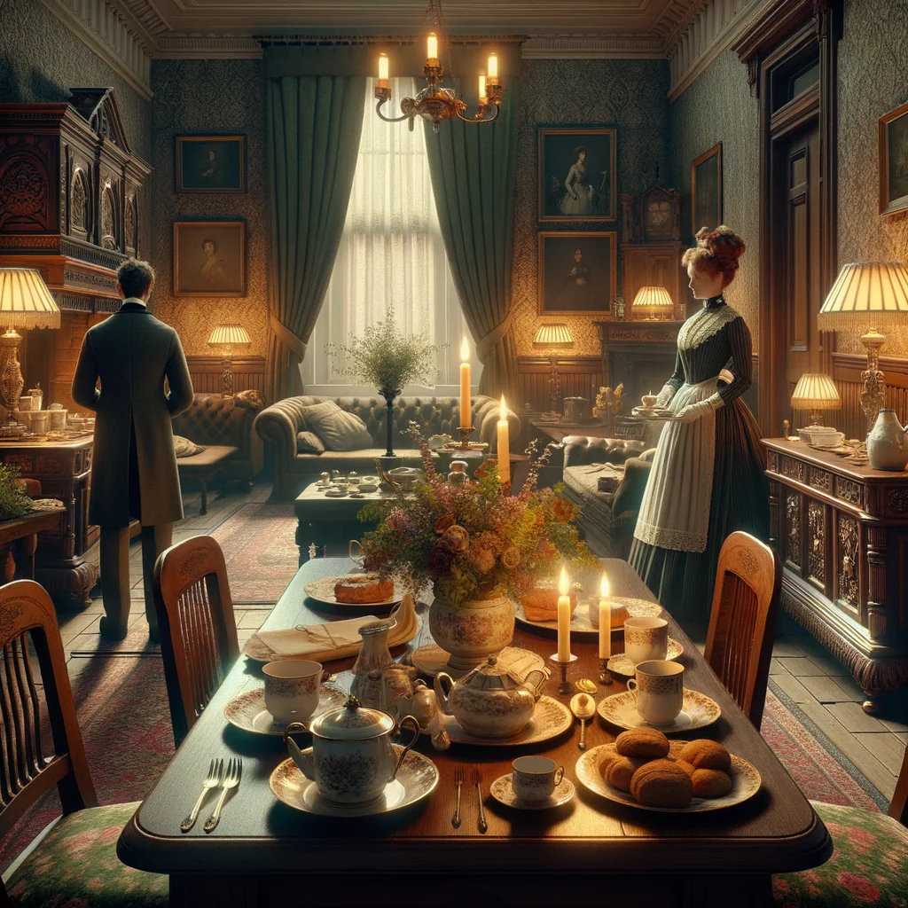 Représentation ultra-réaliste d'une scène de la vie quotidienne